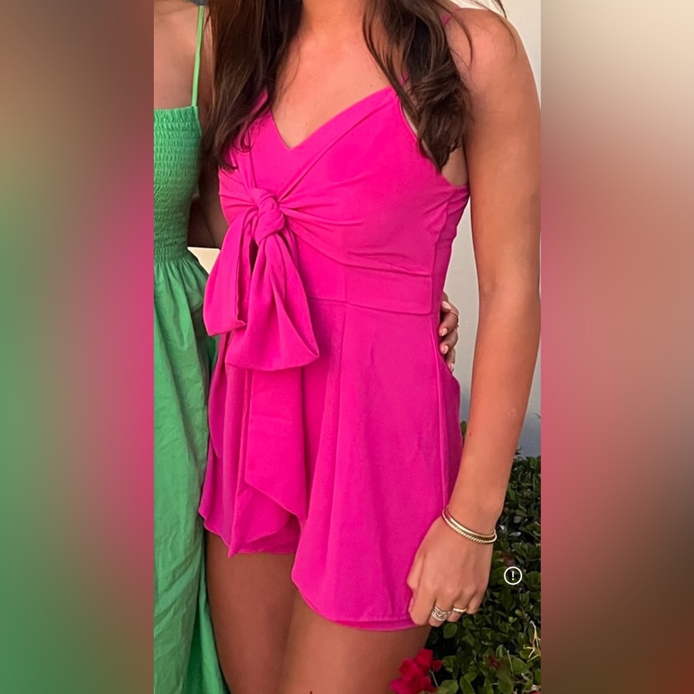 The Impeccable Pig Strapless Pink Dress